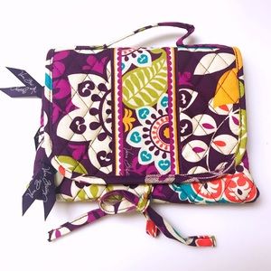 Vera Bradley Essentials Cosmetic in Plum Crazy
